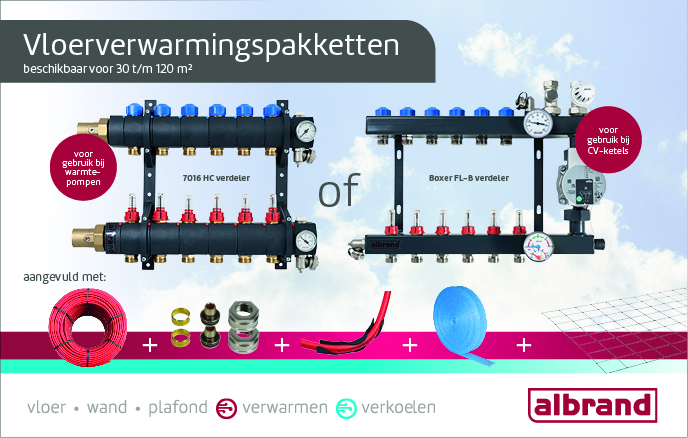 Albrand biedt nieuwe vloerverwarmingspakketten