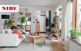 Een slimme NIBE warmtepomp denkt vooruit 